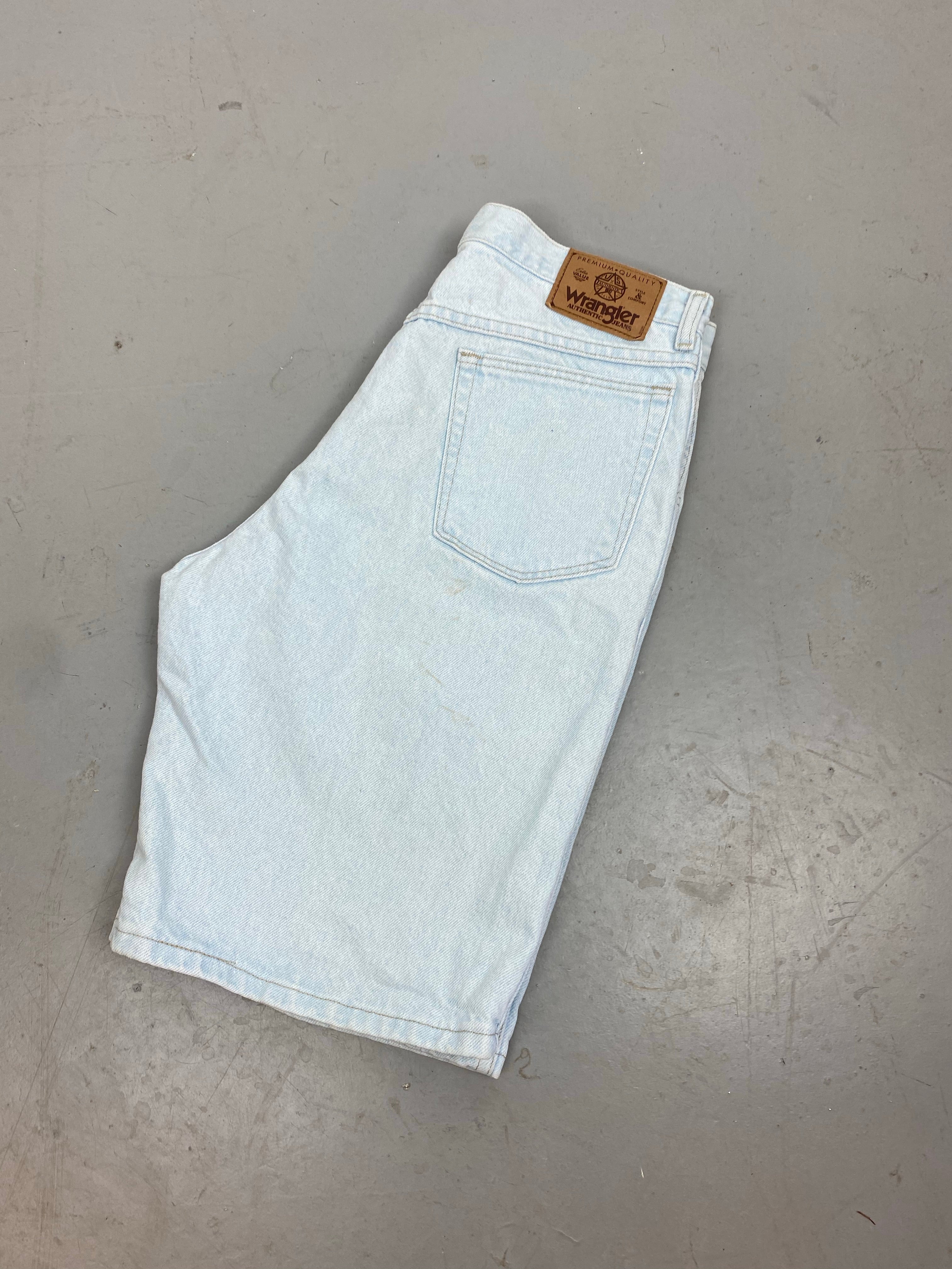 90s wrangler high waisted denim shorts