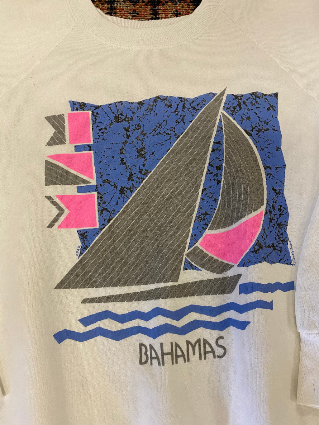 Vintage Bahamas Sailboat Crewneck - M