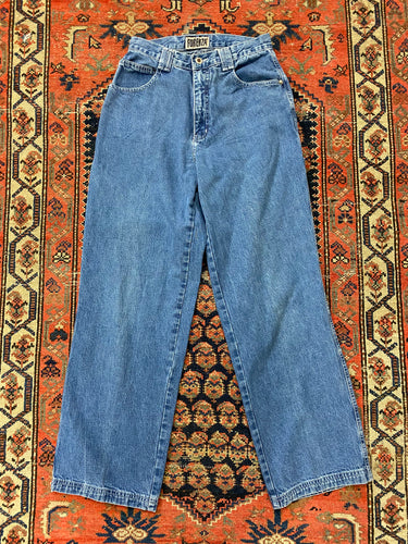 Vintage High Waisted Denim Carpenter Jeans - 26In/W