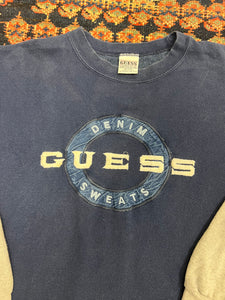 VINTAGE COLOUR BLOCKED GUESS CREWNECK - MEDIUM
