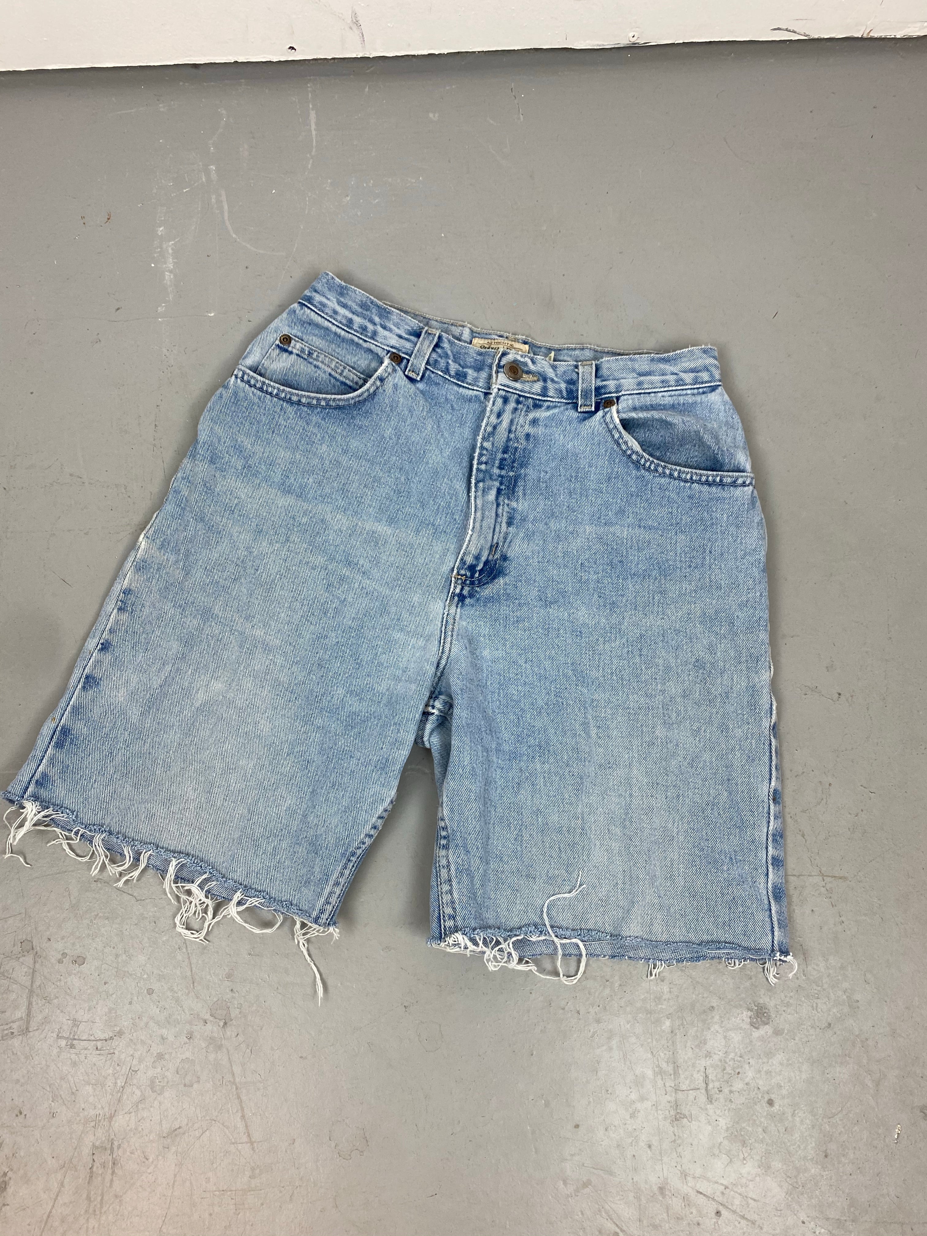 Vintage St John’s frayed high waisted shorts