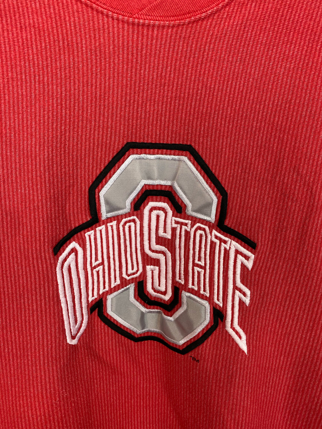 90s Ohio state striped crewneck - S/M