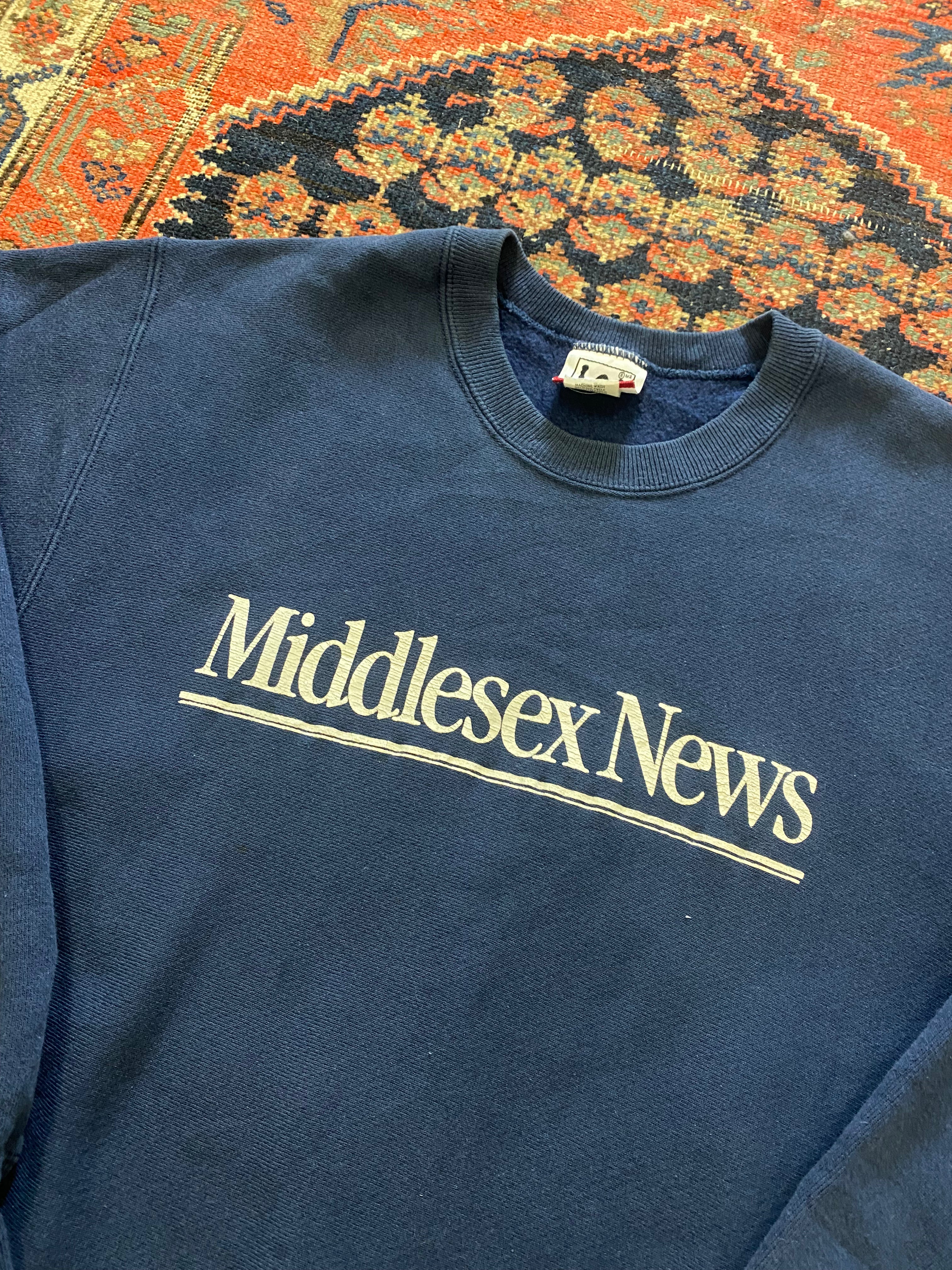 Vintage middlesex news Crewneck - L