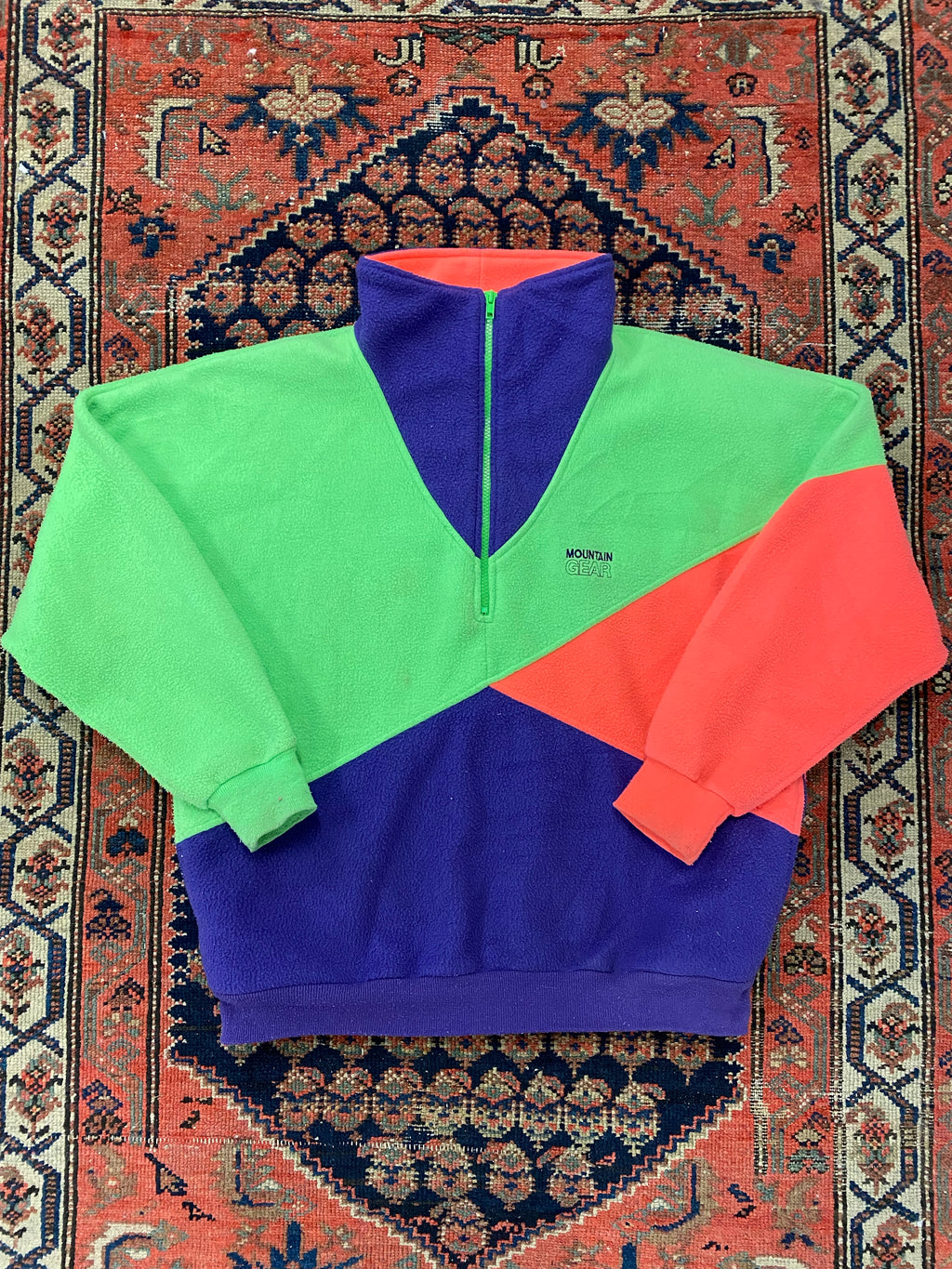 Vintage MountainWear Quarter Zip Fleece - M