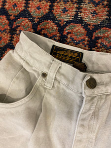Vintage High Waisted Pleated Eddie Bauer Denim Shorts - 23in