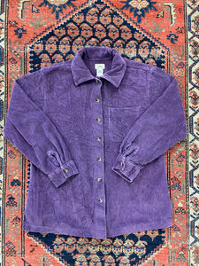 Vintage Thick Corduroy Button Up - S