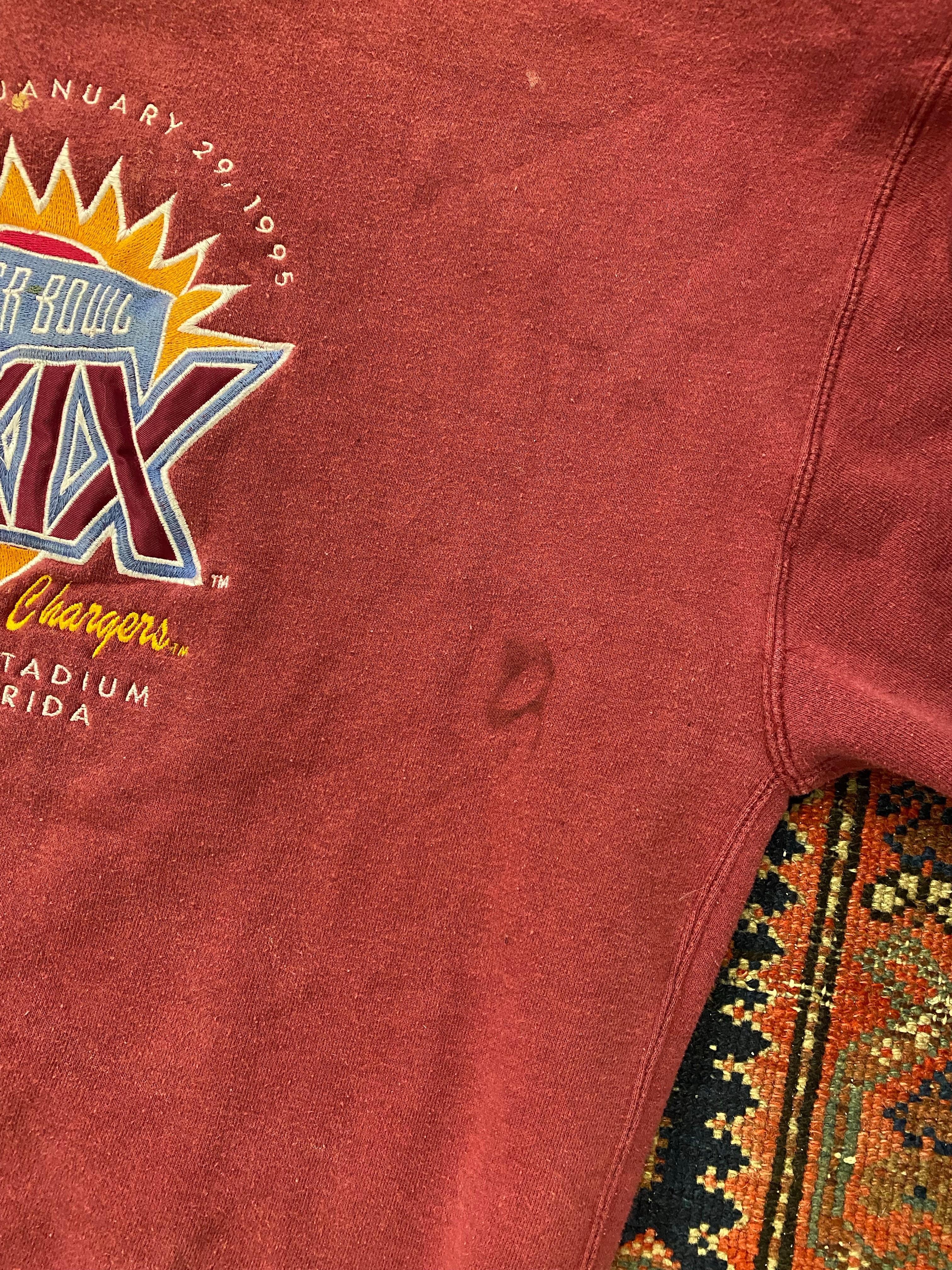 1995 Super Bowl Crewneck - M