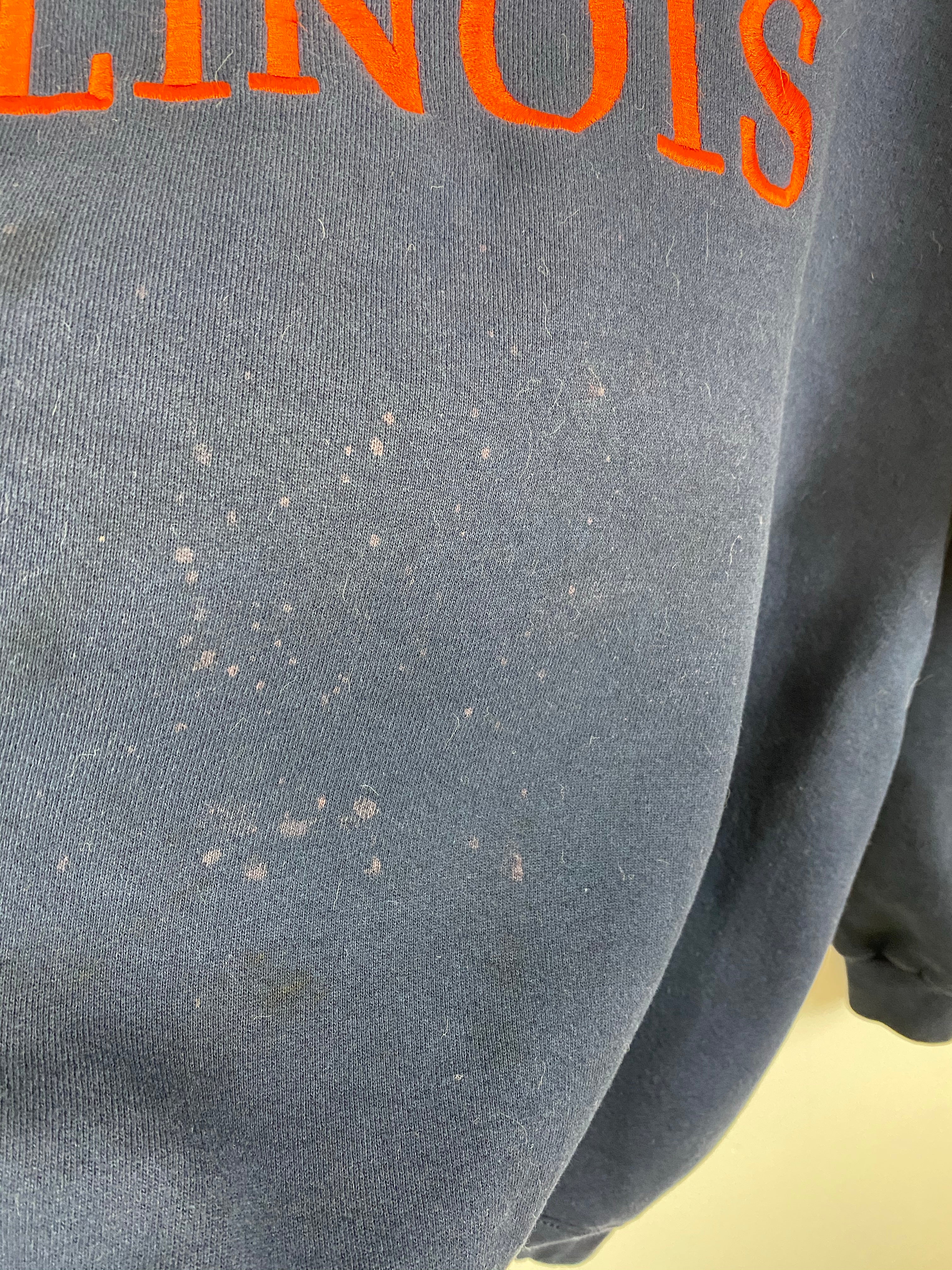 Heavy weight Illinois crewneck - M/L