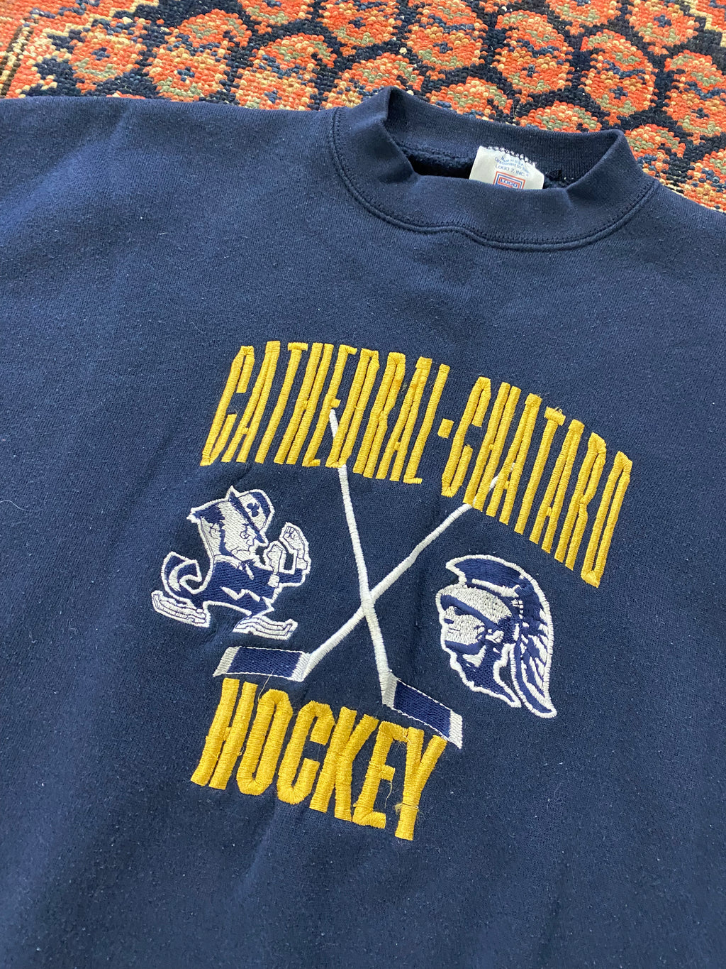 Vintage Uni Hockey Crewneck - L