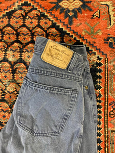 Vintage Purple/Clay Coloured High Waisted Denim Jeans - 28in