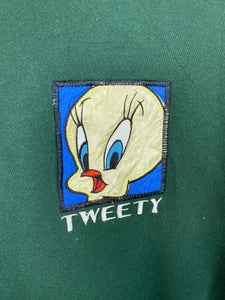 90s embroidered Tweety crewneck - S/M