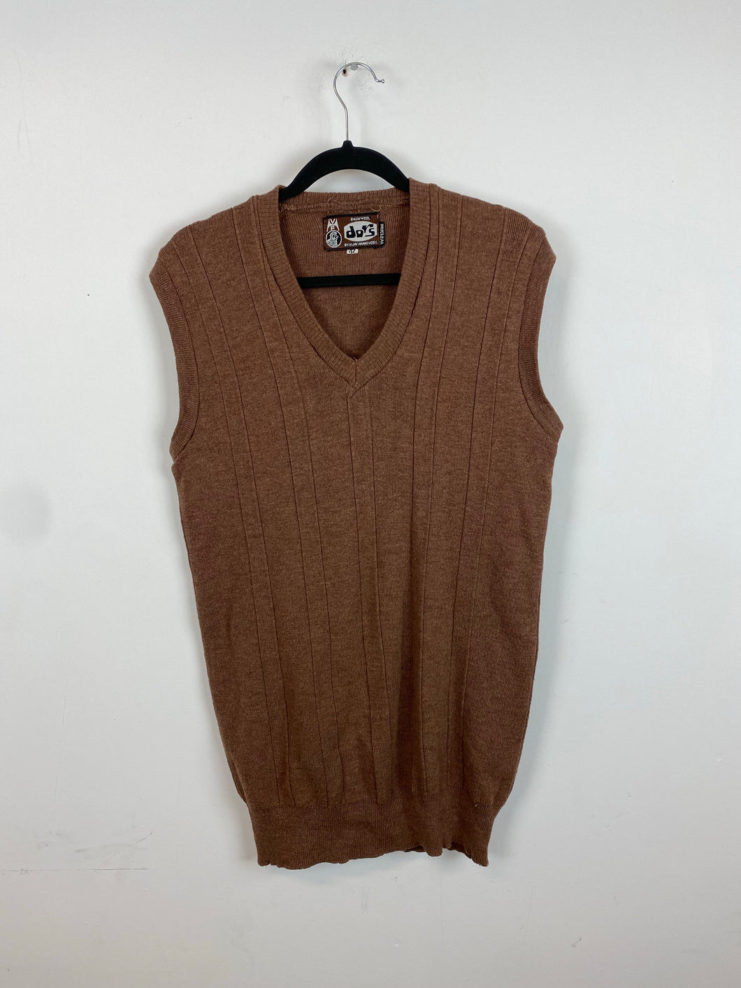 Vintage brown vest - L
