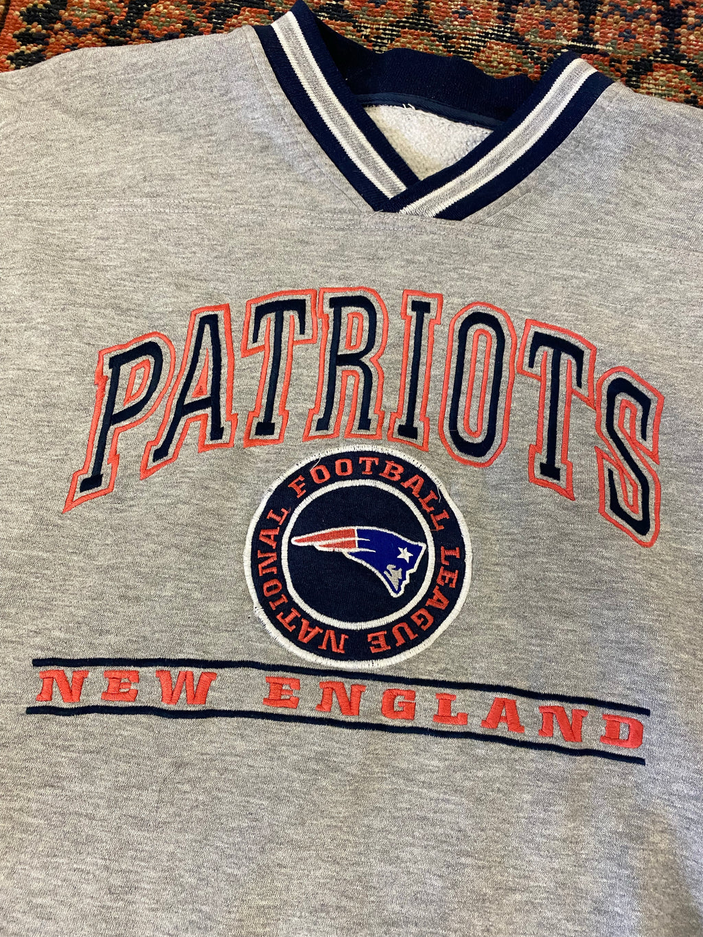 90s New England Patriots Crewneck - M
