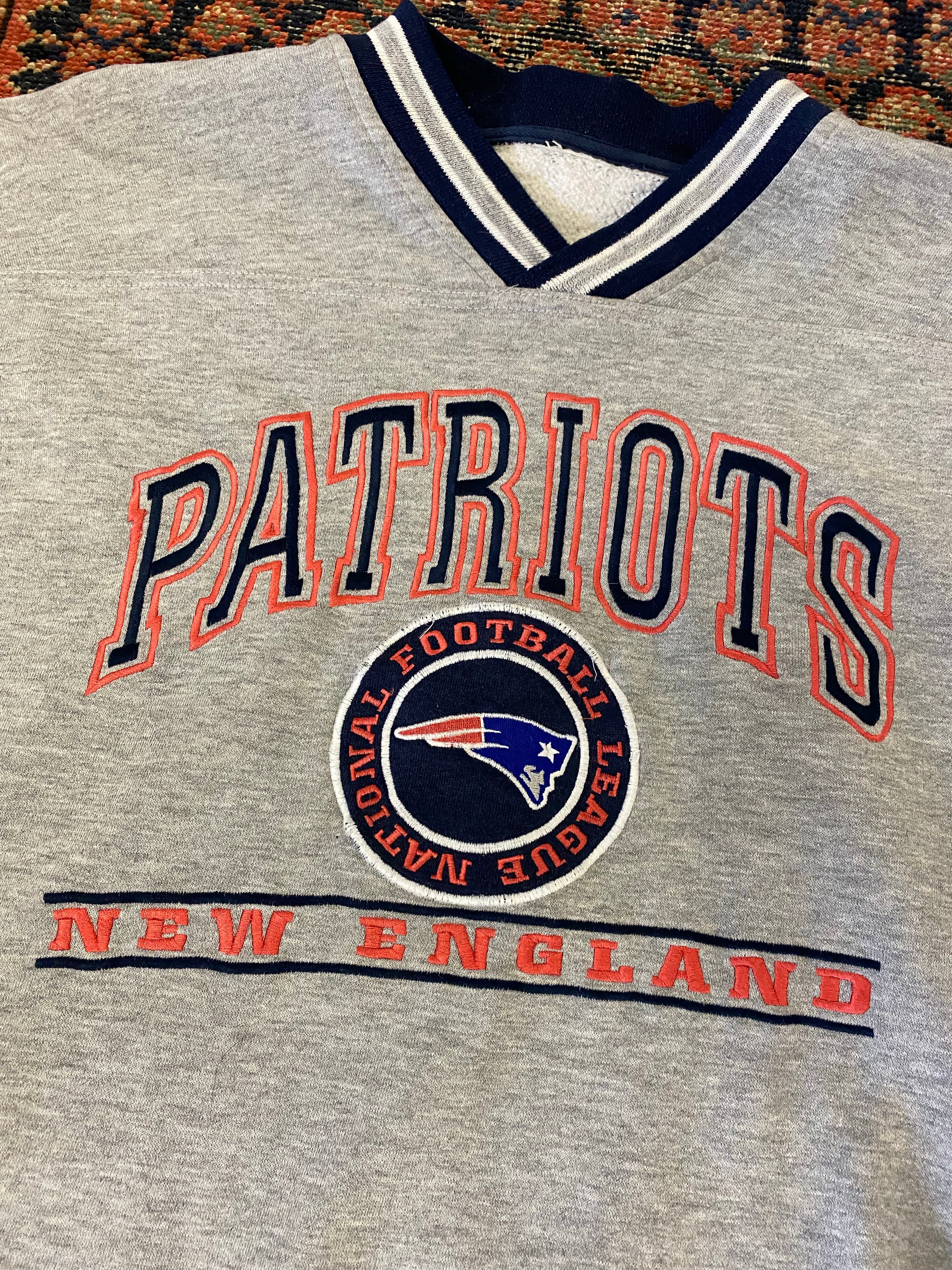 90s New England Patriots Crewneck - M