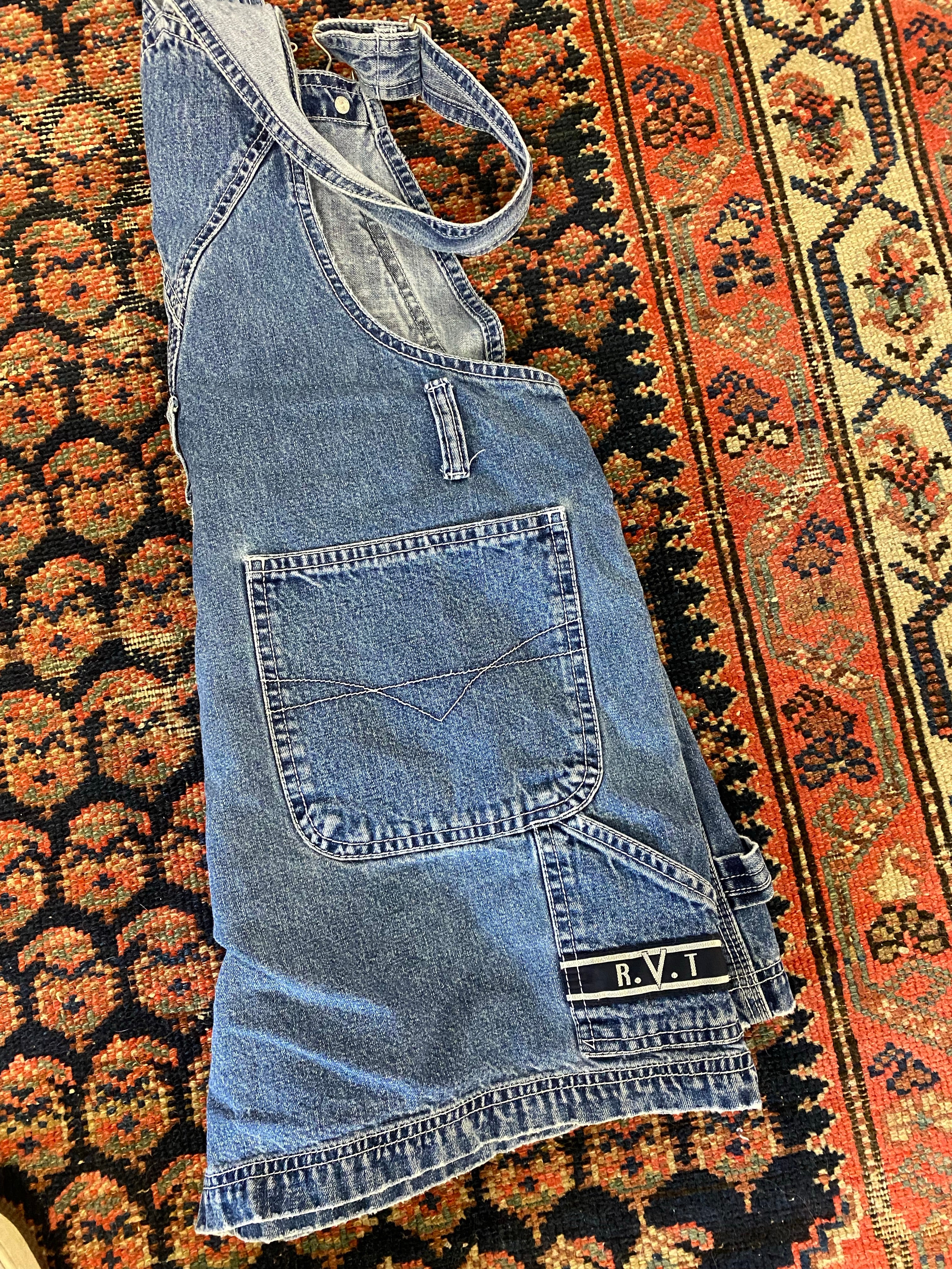 90s Denim Short - Overalls - S