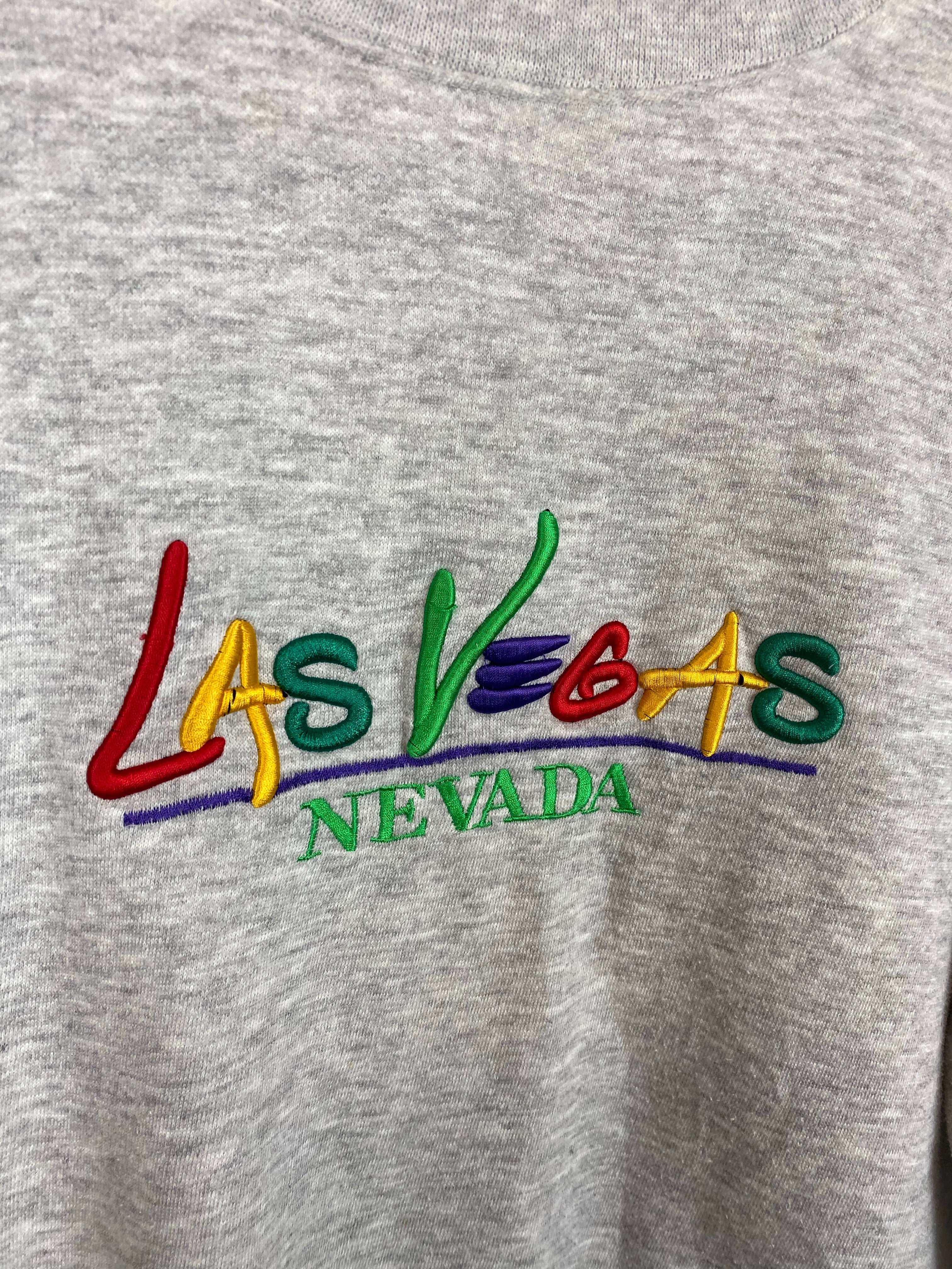 Vintage embroidered Las Vega crewneck - S