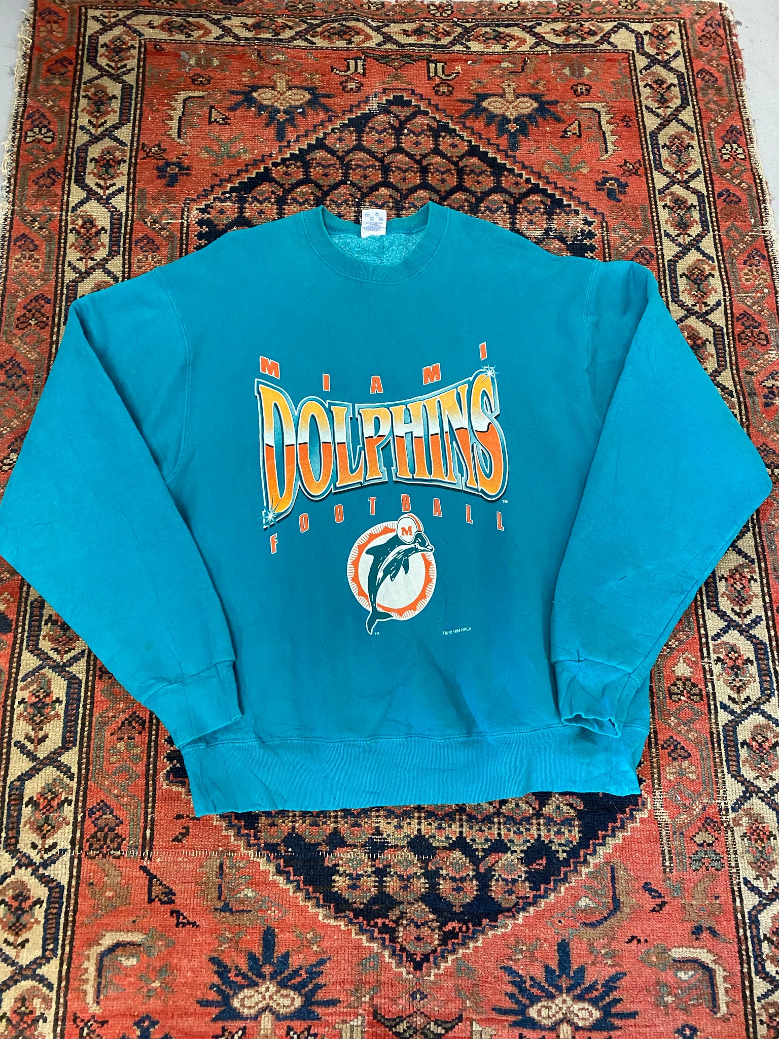 Miami Dolphins Sweatshirt Vintage 