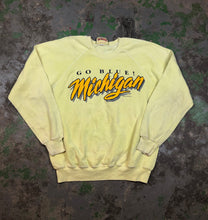 Load image into Gallery viewer, Yellow dyed 1989 Michigan Crewneck