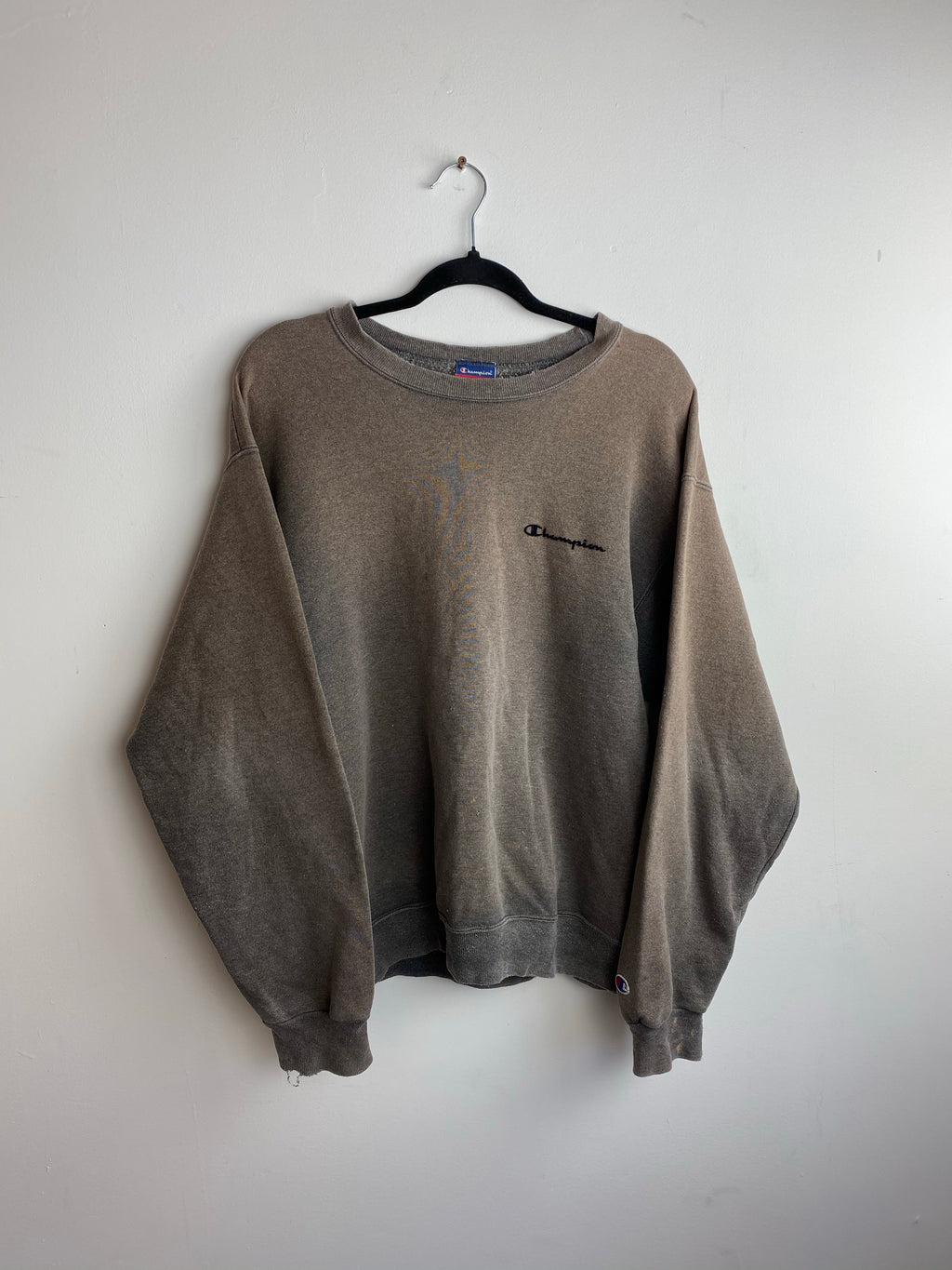 Naturally faded champion crewneck