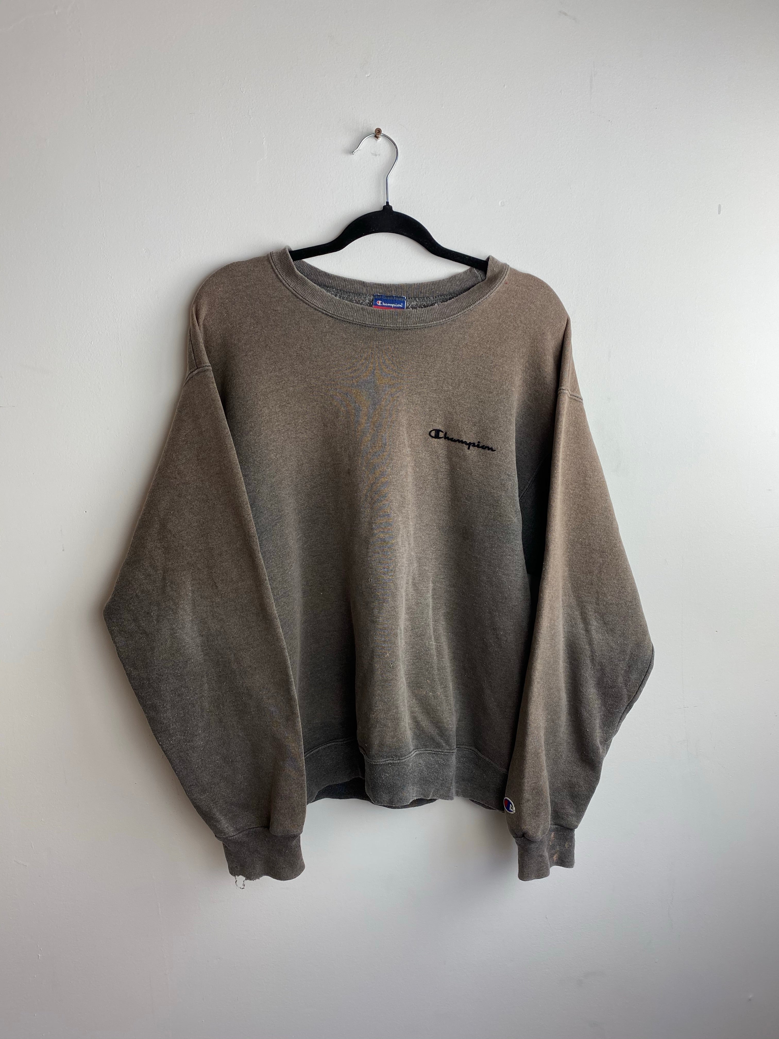 Naturally faded champion crewneck