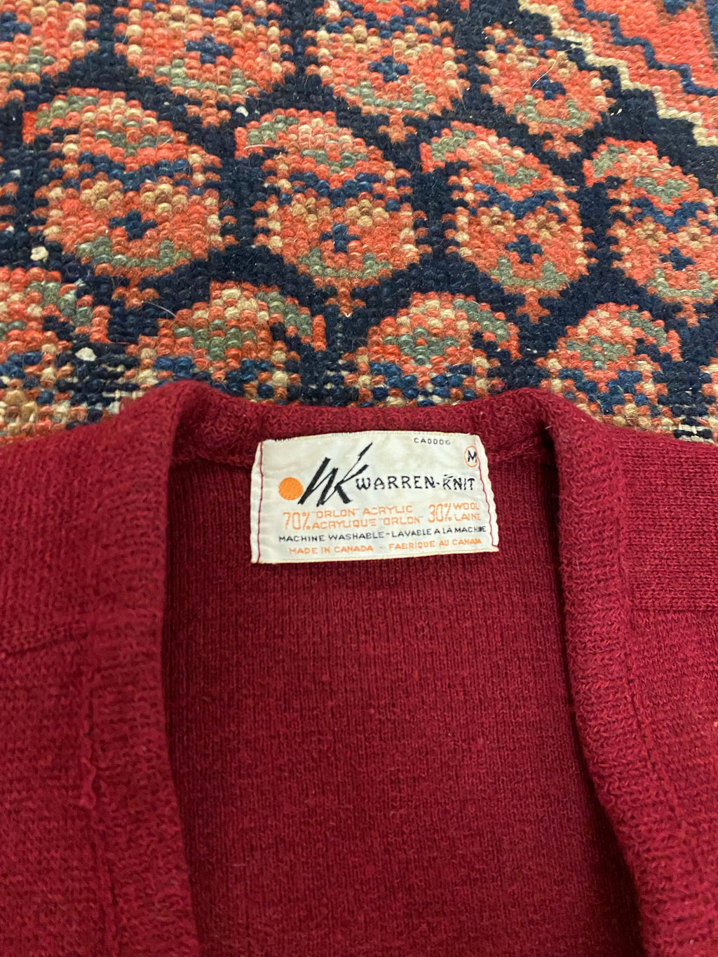 80s Knit Cardigan Sweater - S