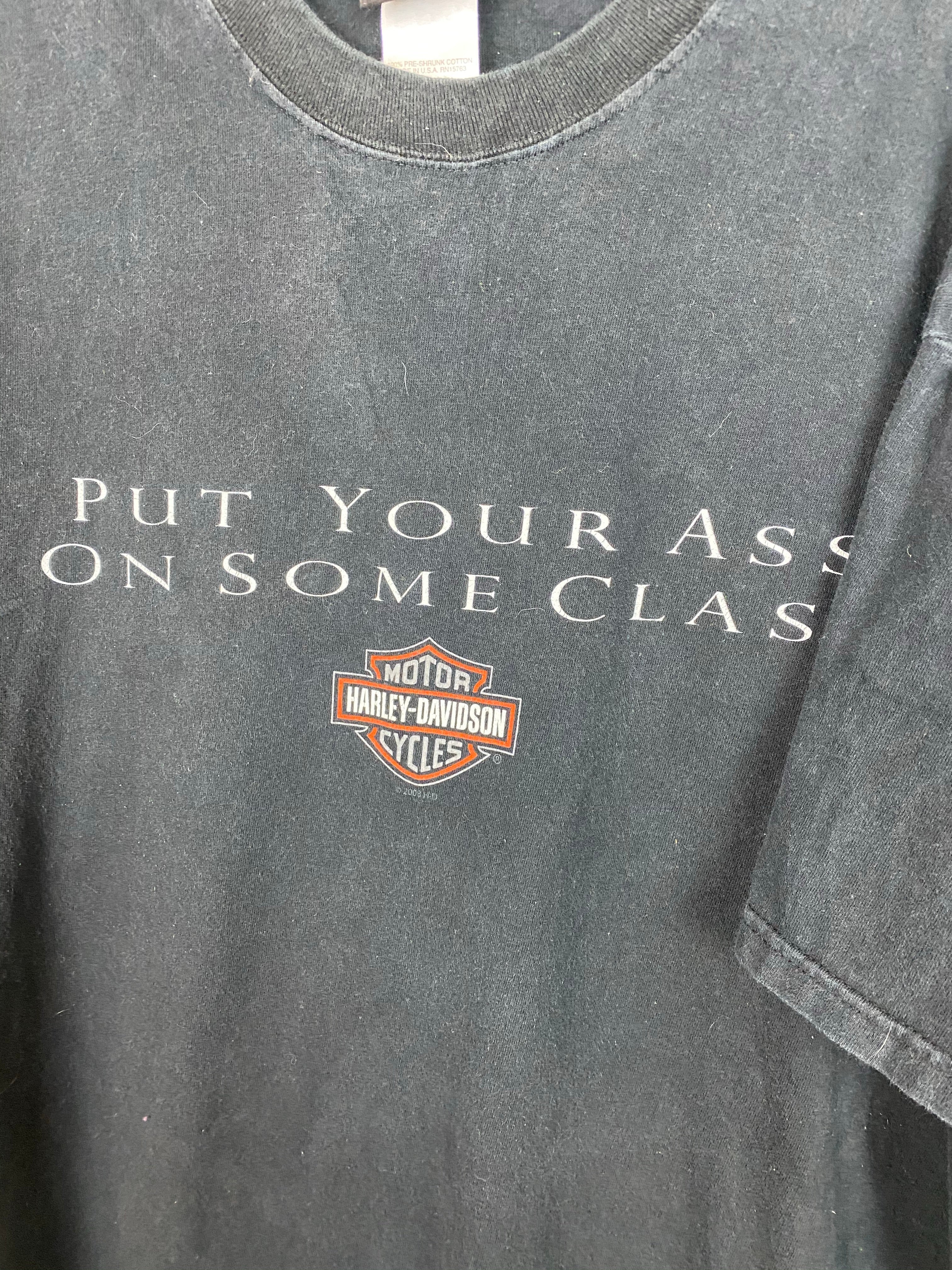 Vintage Front and Back Harley Davidson T Shirt - XXL