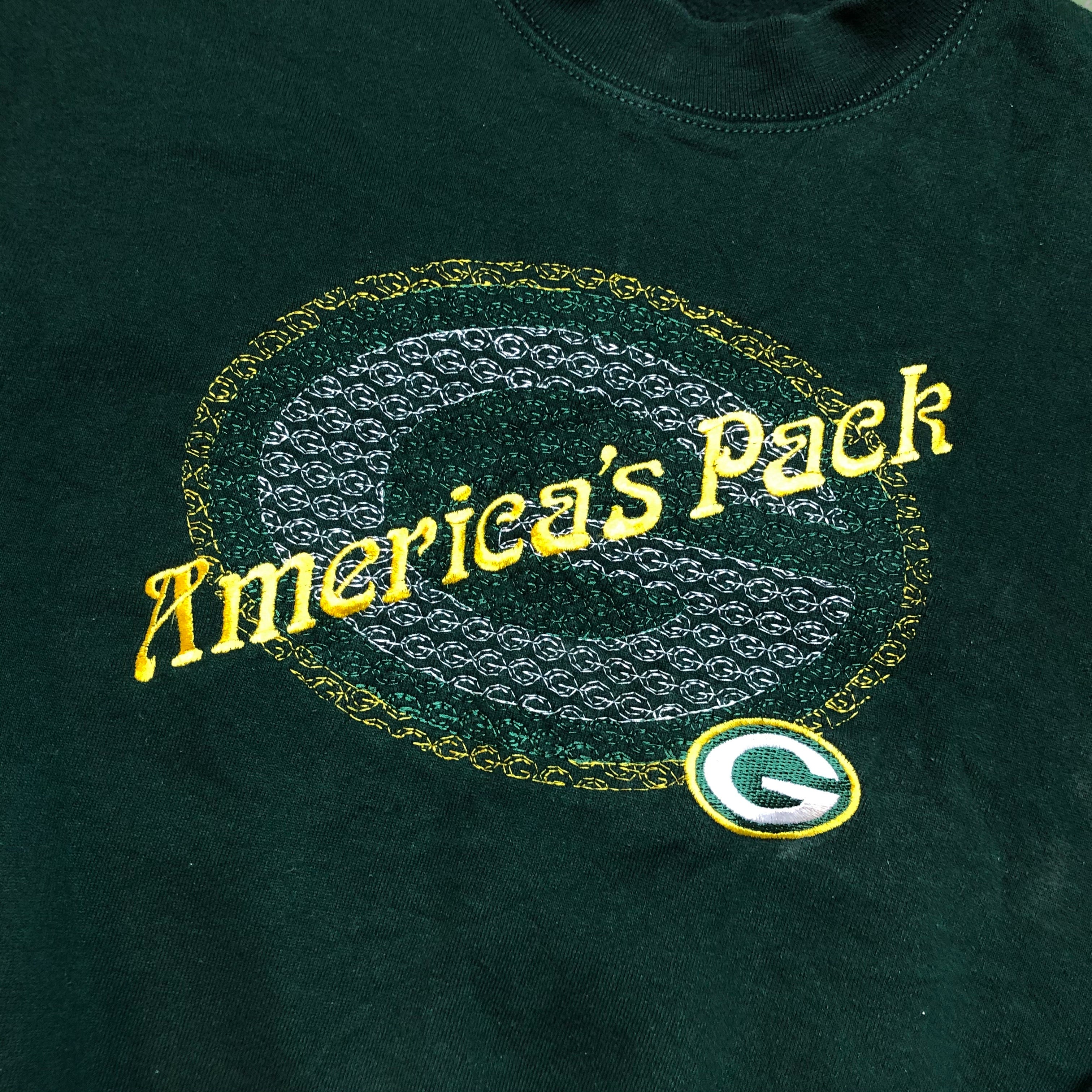 America’s pack ! Embroidered packers Crewneck