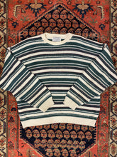 Load image into Gallery viewer, 90s Striped Knit Sweater - S