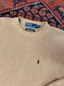 Vintage Polo Knit Sweater - M