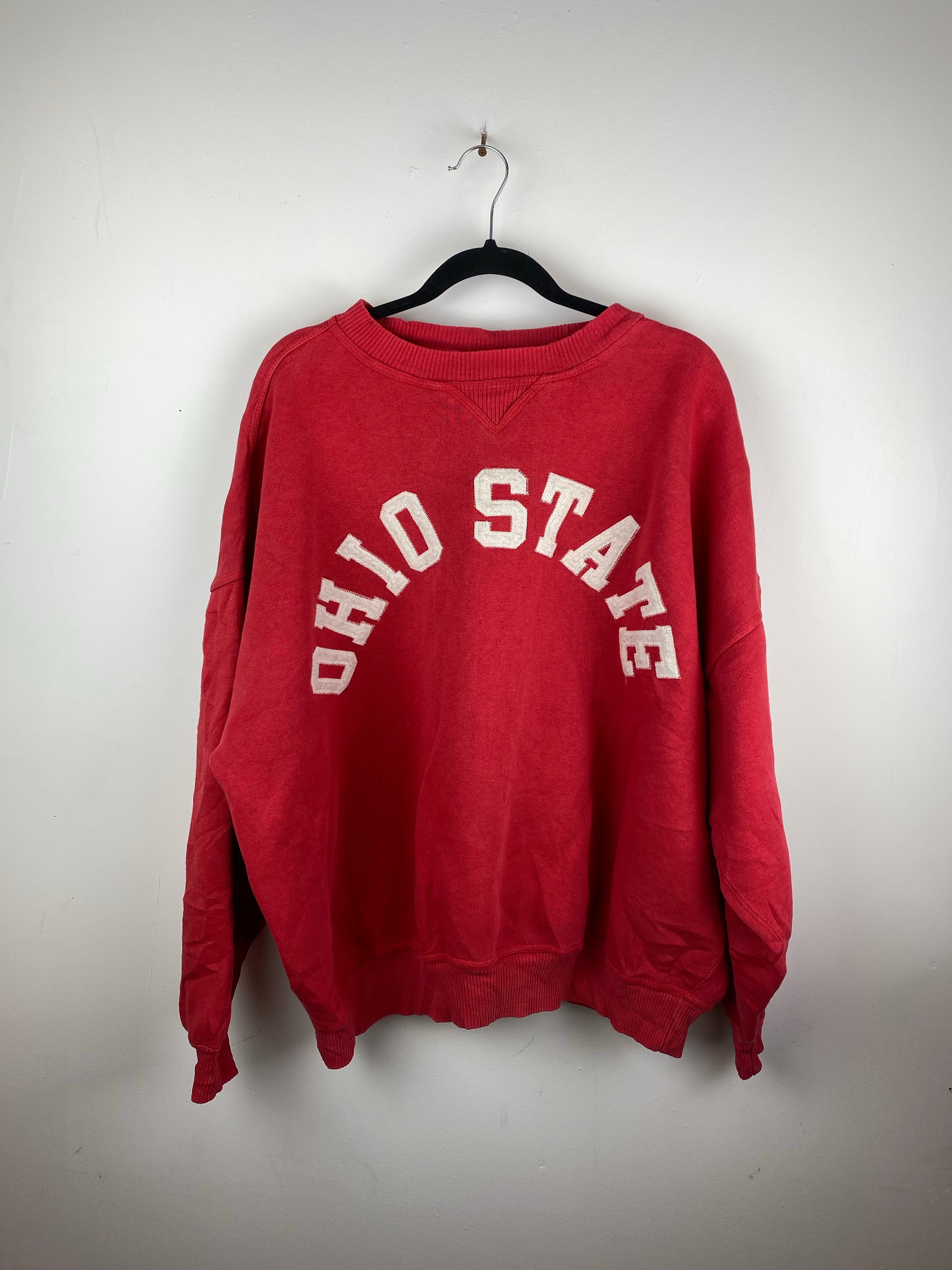 Vintage varsity letter Ohio State crewneck