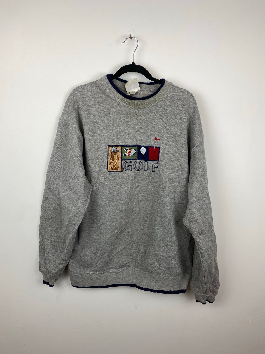 Vintage embroidered Golf crewneck