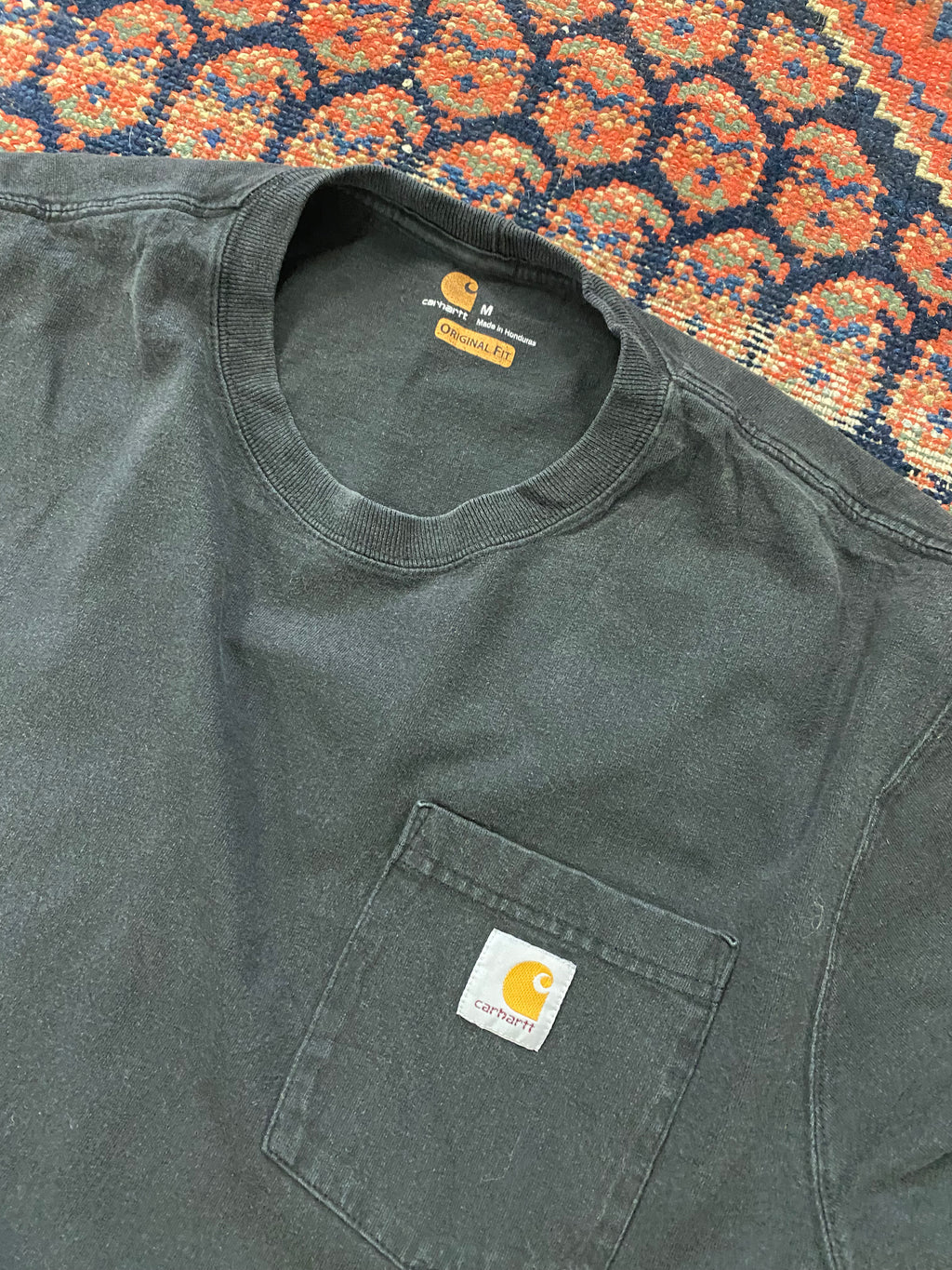 Vintage Faded Carhartt T Shirt - L