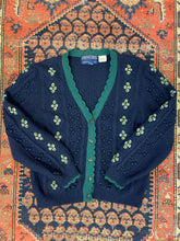 Load image into Gallery viewer, Vintage Knitted Cardigan Sweater - S