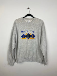 Embroidered Marion Local crewneck