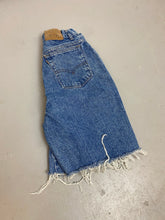 Load image into Gallery viewer, Vintage Levi’s Frayed High Waisted Denim Shorts - 24in