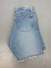 Load image into Gallery viewer, 90s Banana Republic Frayed High Waisted Denim Shorts - 28in