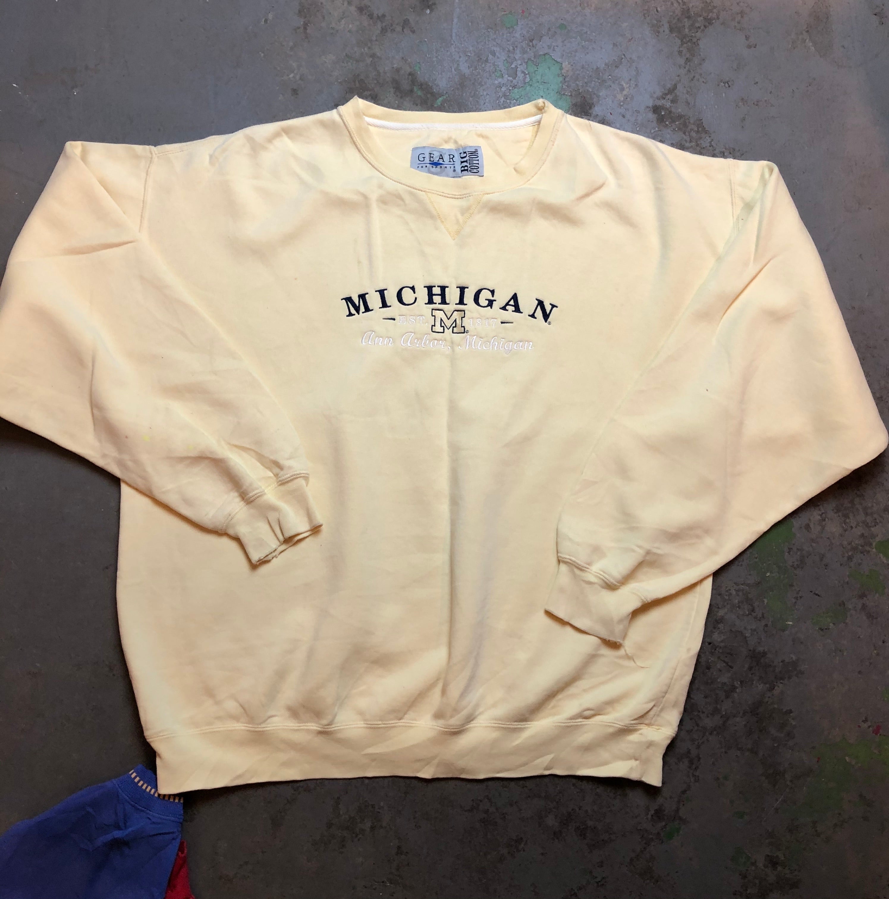 Embroidered Michigan Crewneck