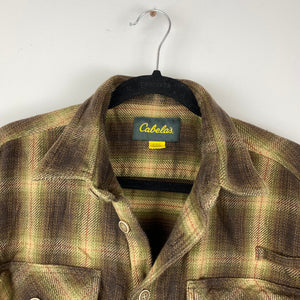 90s heavy flannel shirt