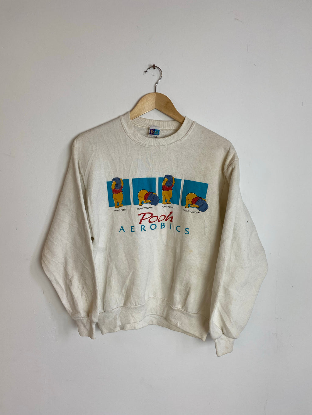 Pooh aerobics crewneck