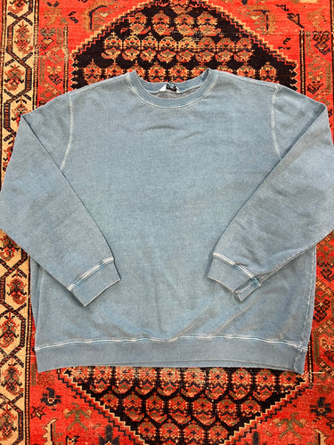 VINTAGE BLUE STONE WASH CREWNECK - MEDIUM