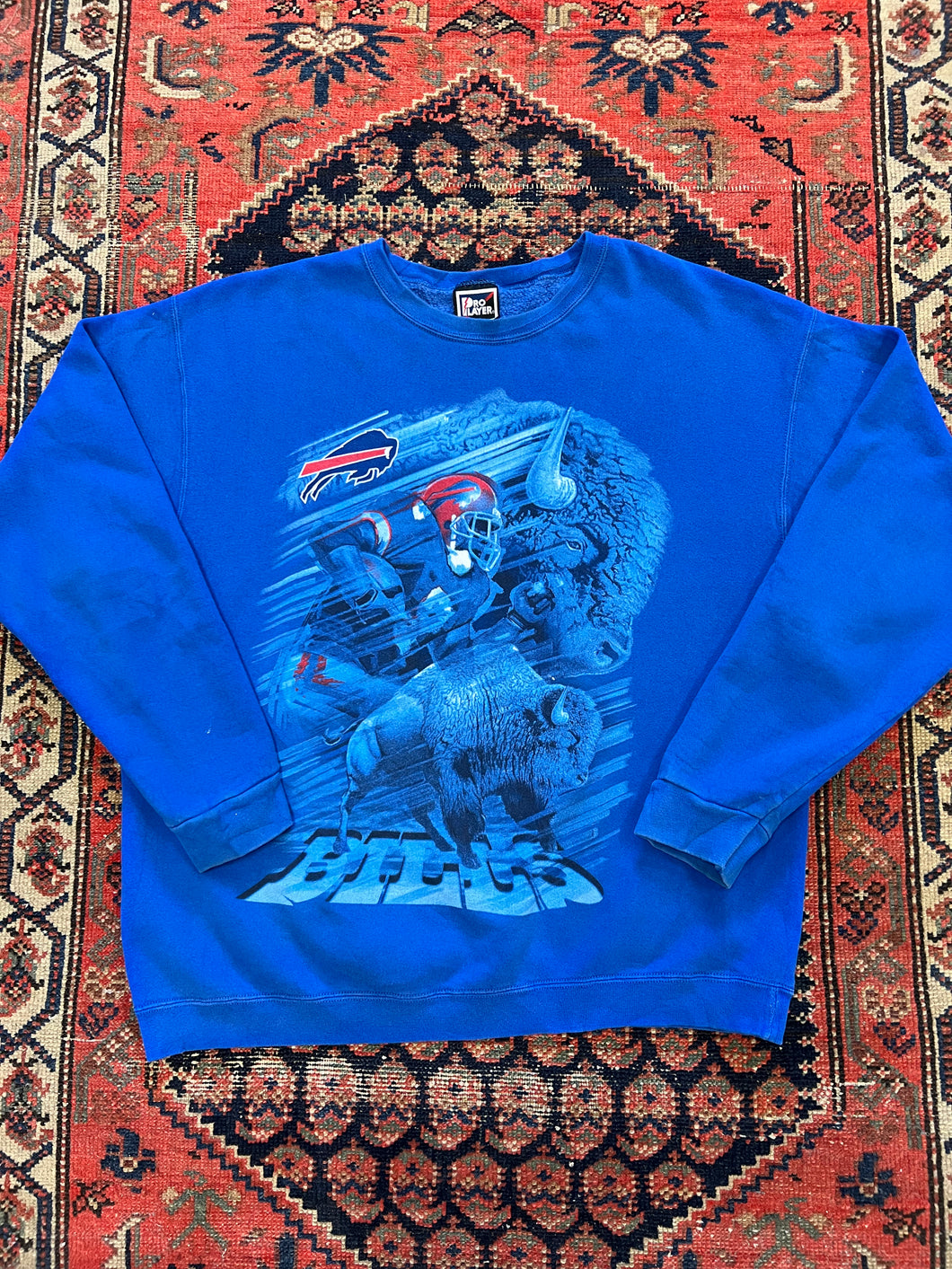 VINTAGE BUFFALO BILLS CREWNECK - LARGE