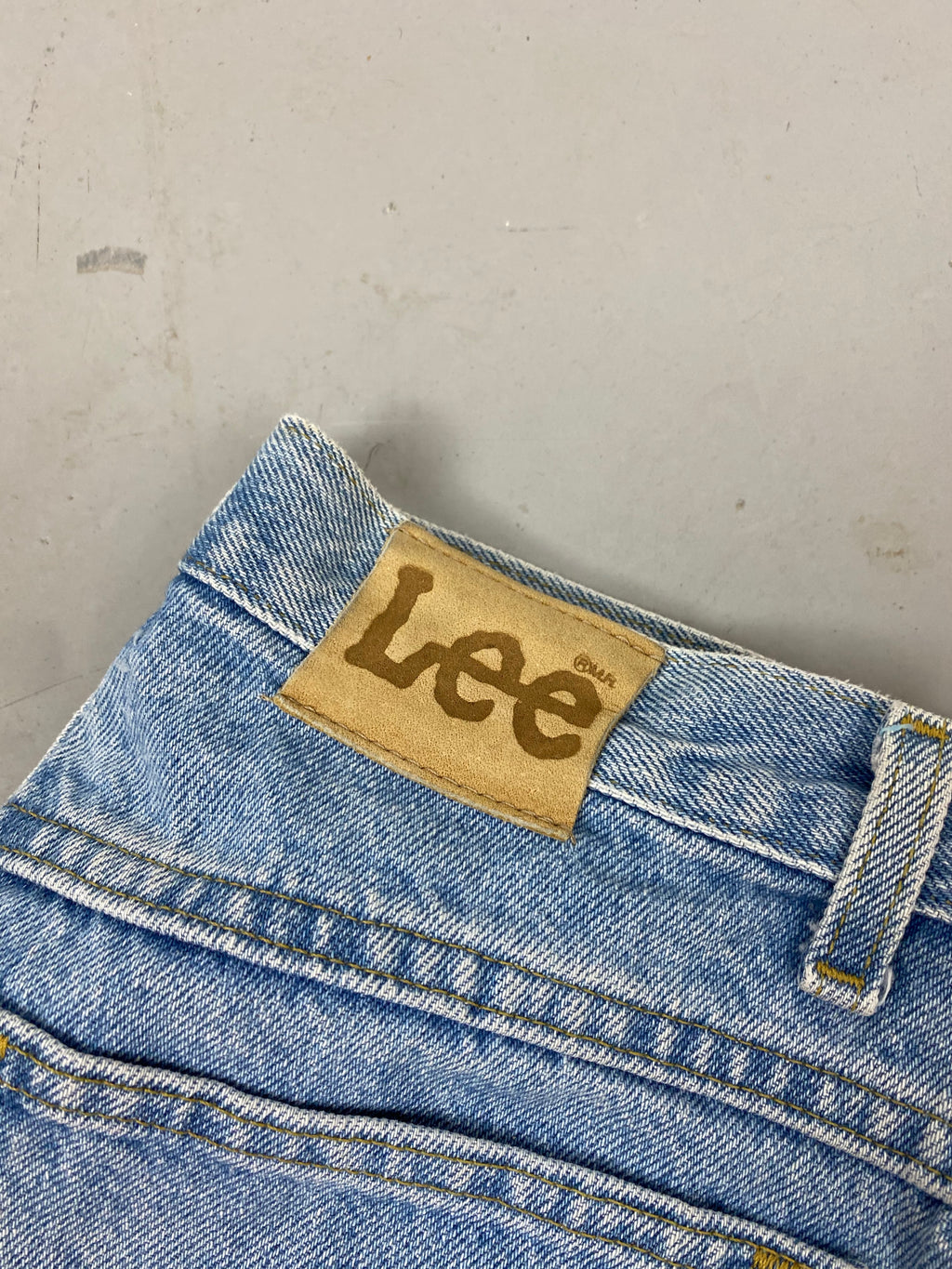 90s high waisted Lee denim shorts