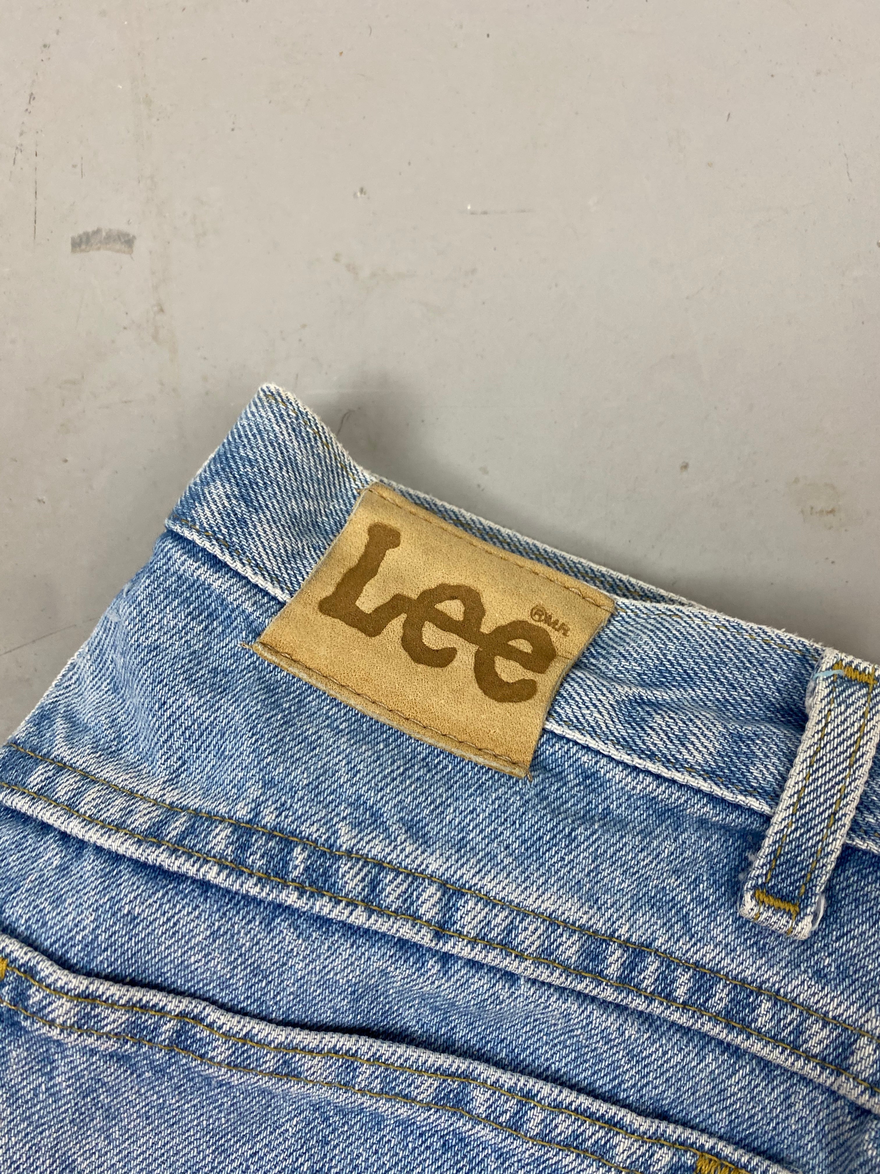 90s high waisted Lee denim shorts