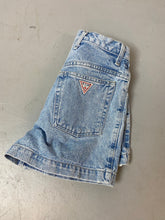 Load image into Gallery viewer, 90s High Waisted Guess Denim Shorts - 25in