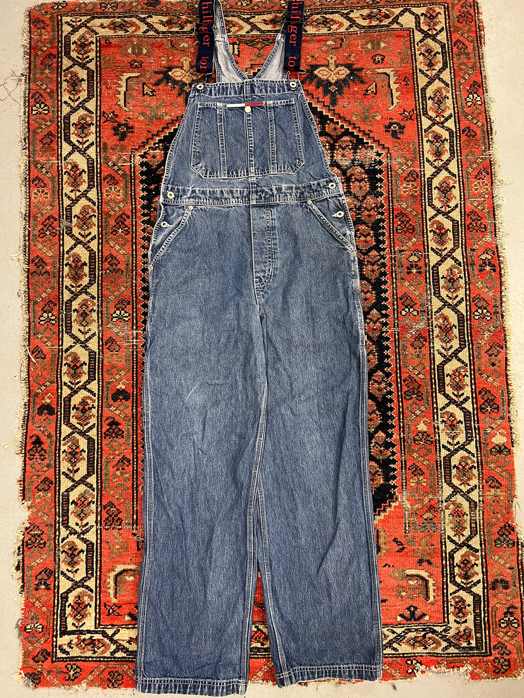 VINTAGE TOMMY HILFIGER OVERALLS - S/M