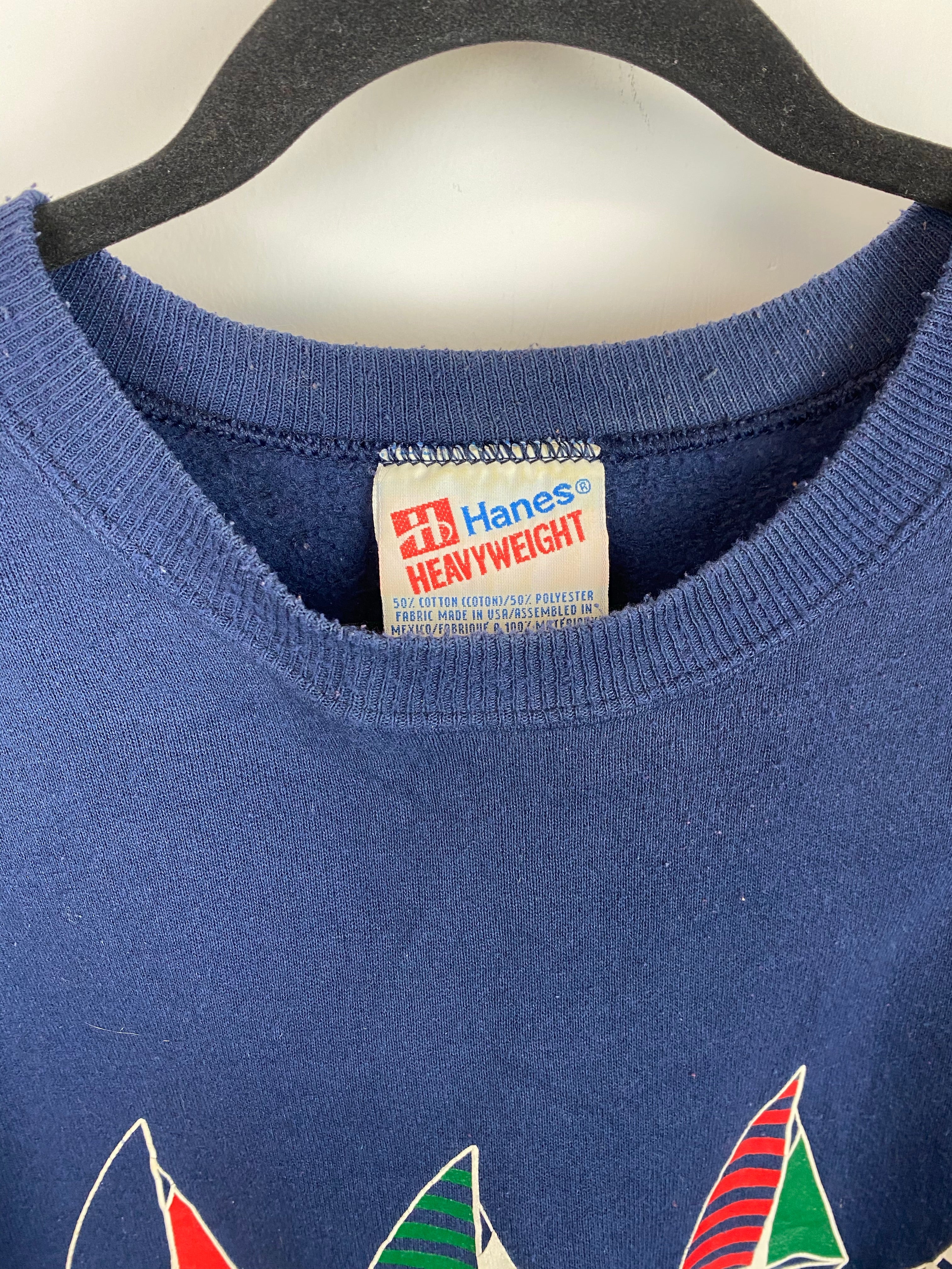 90s beach front crewneck - M