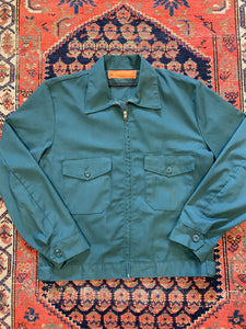 Vintage work jacket with back embroidery - MEns/S-m