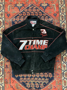 90s Racing Suede Jacket - M
