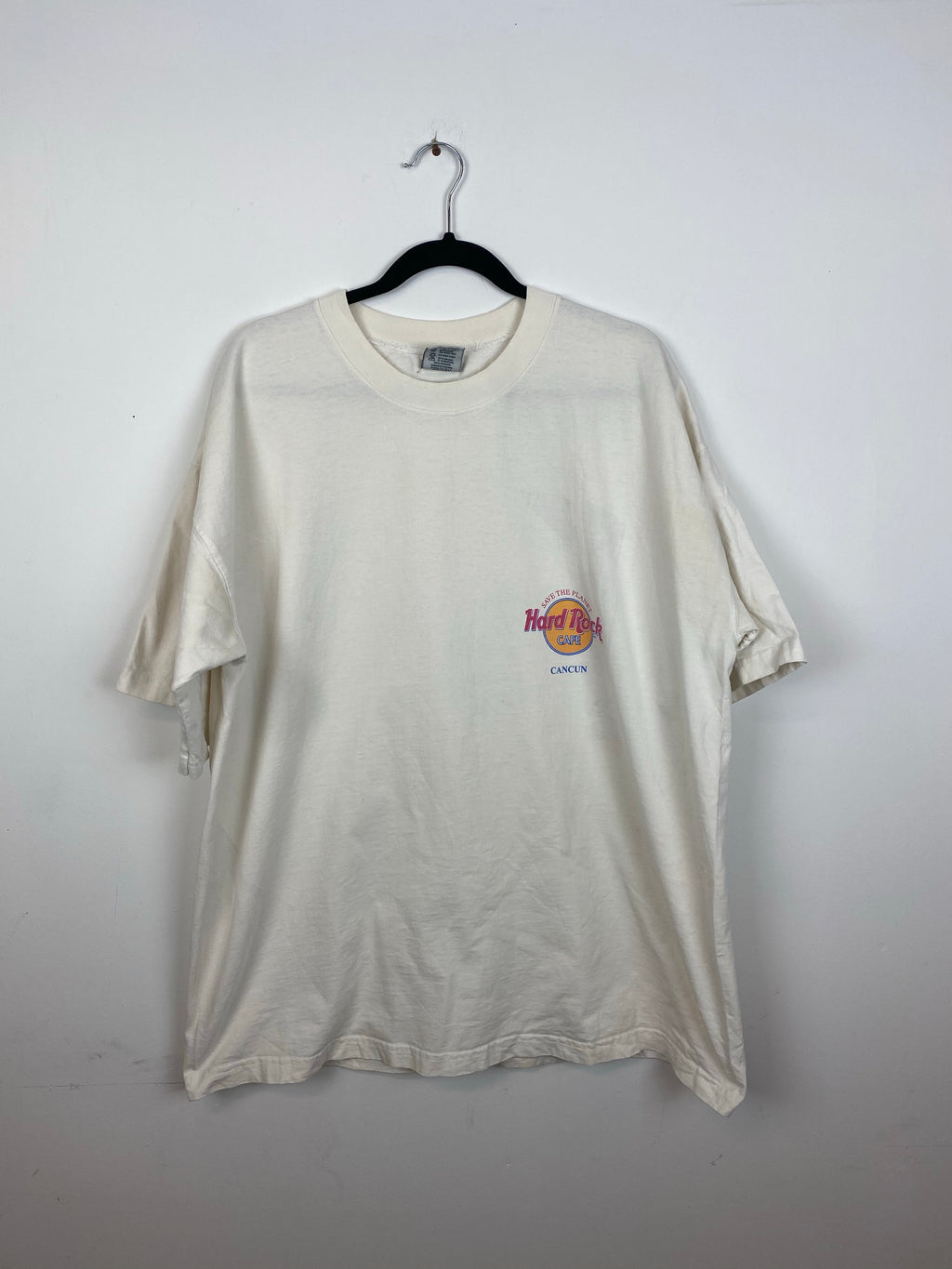 Front and back HardRock Cancun t shirt