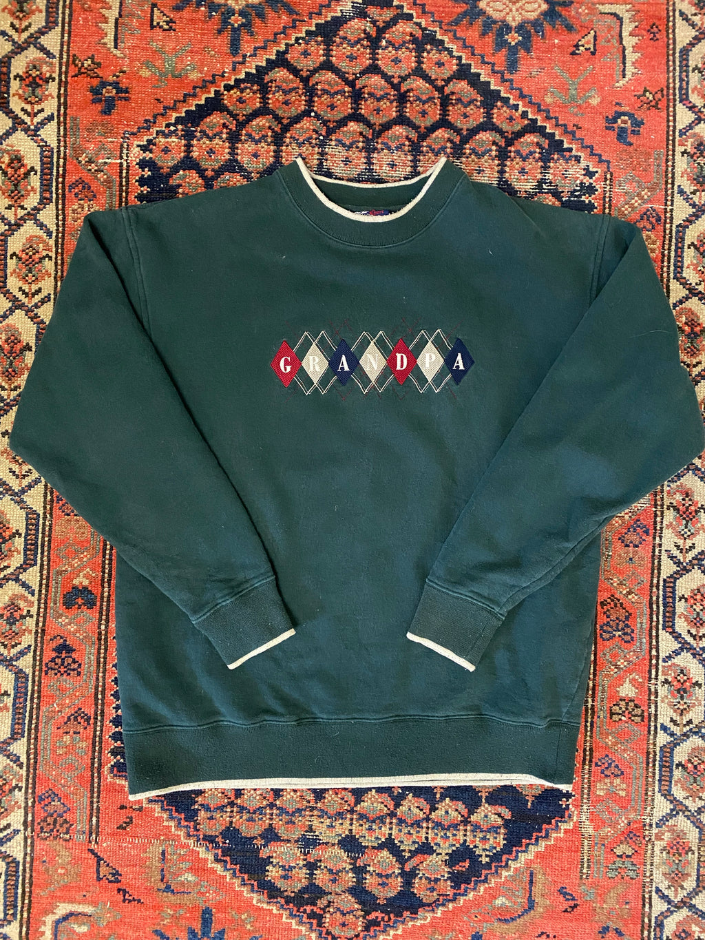90s Grandpa Crewneck - L